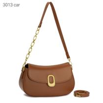 Bolsa Feminina Ombro / Transversal Inspiração Luxo com Detalhe de Corrente na Alça 3013 Bolsa Feminina Ombro / Transversal Inspiração Luxo com Detalhe de Corrente na Alça 3013