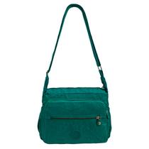 Bolsa Feminina ombro Transversal Resistente Leve Moderna Estilosa Casual Trabalho Media Vários Bolsos