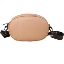 Bolsa Feminina Oval Compacta com Alça Transversal Versátil e Leve Ideal para o Dia a Dia