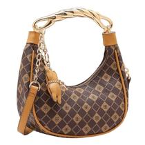 Bolsa Feminina P Chenson CG85392 Monograma Elemento Gráfico Cor: Café