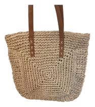 Bolsa Feminina Palha Ombro Resistente Moderna Praia Media Bolsa Feminina Palha Ombro Resistente Moderna Praia Media