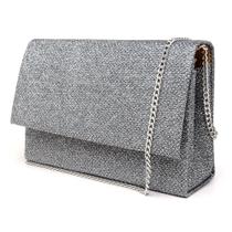 Bolsa Feminina para festas Com Gliter Clutch Casamento Balada Luxo