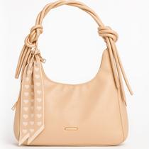 Bolsa Feminina para Uso Diário com Alça Nó Lenço Decorativo e Design Sofisticado