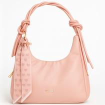 Bolsa Feminina para Uso Diário com Alça Nó Lenço Decorativo e Design Sofisticado