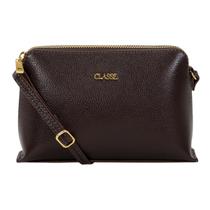 Bolsa Feminina Pequena Classe Couro Crossbody Transversal