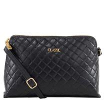 Bolsa Feminina Pequena Classe Couro Crossbody Transversal