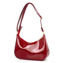 Bolsa Feminina Pequena Clutch Shoulder Bag Alça De Ombro Verniz Lançamento
