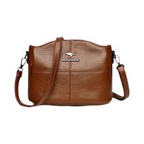 Bolsa Feminina Pequena de Couro Macio - Bolsa de Ombro Crossbody Elegante 2023 Bolsa Feminina Pequena de Couro Macio - Bolsa de Ombro Crossbody Elegante 2023