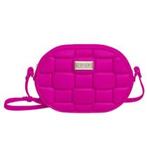 Bolsa Feminina Pequena Jill J- Lastic Dark Pink Petite Jolie PJ10411