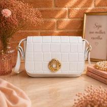 Bolsa Feminina Pequena Luxo Matelassê Elegante Casual e Social Alta Qualidade