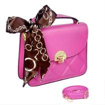 Bolsa Feminina Pequena Matelasse Festa Balada Lateral Pink