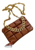 Bolsa Feminina Pequena Transversal Alça Corrente Couro Bolsa Feminina Pequena Transversal Alça Corrente Couro
