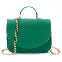 Bolsa Feminina Pequena Transversal Alça De Corrente Mini Bag Verde Bandeira - STAR SHOP