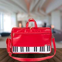 Bolsa feminina piano organists house notebook