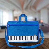 Bolsa feminina piano organists house notebook