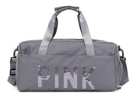 Bolsa Feminina Pink Fitness Academia E Mala De Viagem