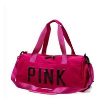 Bolsa Feminina Pink Fitness Academia E Mala De Viagem