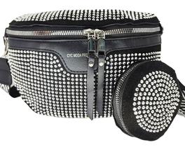 Bolsa feminina pochete transversal de ombro com porta moedas