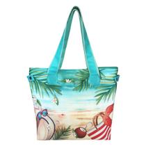 Bolsa Feminina Praia Grande Azul Impermeável Magicc B-232