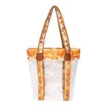 Bolsa Feminina Praia Transparente Impermeável Estrela Do Mar Magicc Bolsas