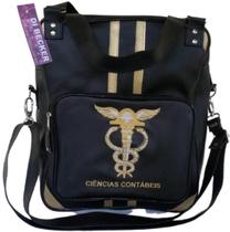 Bolsa Feminina Preta Personalizada Ciências Contábeis Bolsa Feminina Preta Personalizada Ciências Contábeis