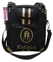 Bolsa Feminina Preta Personalizada Estética