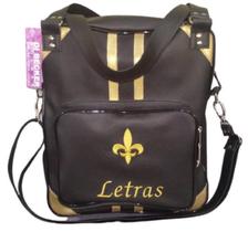 Bolsa Feminina Preta Personalizada Letras Bolsa Feminina Preta Personalizada Letras