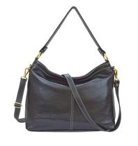 Bolsa Feminina Preta Tiracolo e Transversal Alça Comprida Regulável Ajuste Couro Bolsas Femininas Madamix MDXB348