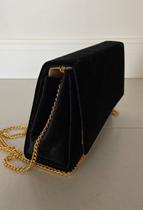 Bolsa Feminina Preto Camurça Tendencia