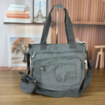 Bolsa Feminina Quadrada Grande Estilo Sacola Alça Transversal Zíper Repartições Chaveiro Bolsa Feminina Quadrada Grande Estilo Sacola Alça Transversal Zíper Repartições Chaveiro