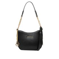Bolsa Feminina Rafitthy Baguete Costura Pequena Preto