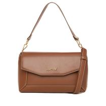 Bolsa Feminina Rafitthy Tote Pequena Costura Aparente Marrom Bolsa Feminina Rafitthy Tote Pequena Costura Aparente Marrom