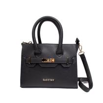 Bolsa Feminina Rafitthy Tote Pequena Preto Bolsa Feminina Rafitthy Tote Pequena Preto