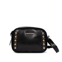 Bolsa Feminina Rafitthy Transversal Apliques Pequena Preto
