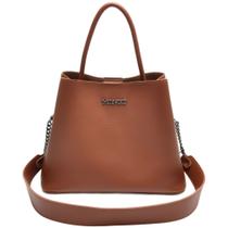 Bolsa feminina saco tiracolo com corrente Moncci Bolsa feminina saco tiracolo com corrente Moncci