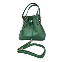 Bolsa feminina saco verde Pavão de Ouro