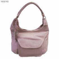 Bolsa Feminina Sacola Espaçosa de Ombro com Divisões, Bolsos e Chaveiro 9658