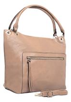 Bolsa Feminina Sacola Grande Alça De Lado Couro Espaçosa