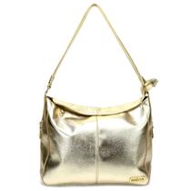 Bolsa Feminina Sacola Hobo Média em Couro Legitimo Dourada Ouro Light Bolsa Feminina Sacola Hobo Média em Couro Legitimo Dourada Ouro Light