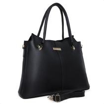 Bolsa feminina sacola paris alça transversal e lateral