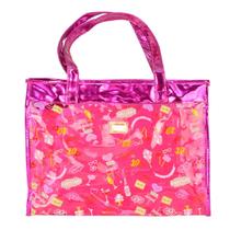 Bolsa Feminina Sacola Praia Transparente Candy Ruby's