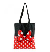 Bolsa Feminina Sacola Retangular Disney Minnie 40x34 Cm Bolsa Feminina Sacola Retangular Disney Minnie 40x34 Cm