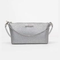 Bolsa Feminina Sasha Full Glitter Prata Petite Jolie PJ11339A Bolsa Feminina Sasha Full Glitter Prata Petite Jolie PJ11339A