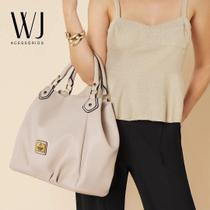 Bolsa Feminina Satchel Saco Grande SHOPPING BAG Drapeada WJ Bolsa Feminina Satchel Saco Grande SHOPPING BAG Drapeada WJ