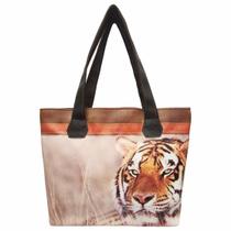 Bolsa Feminina Selva Impermeável Tigre Laranja Magicc Bolsas