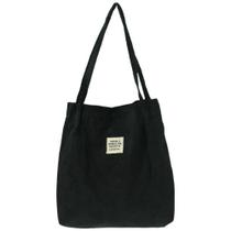 Bolsa Feminina Shoppe bag Veludo BLACK