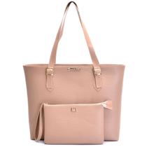 Bolsa Feminina Shopper Angike Grande Sacola de Ombro + Necessaire Feminina
