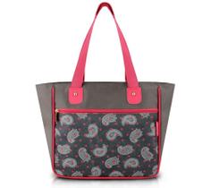 Bolsa Feminina Shopper Classic Jacki Design Cinza A