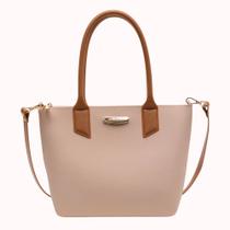 Bolsa Feminina Shopping Cream Doce de Leite Petite Jolie PJ11274