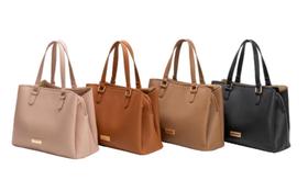 Bolsa feminina sintetico alça de mão e tvs